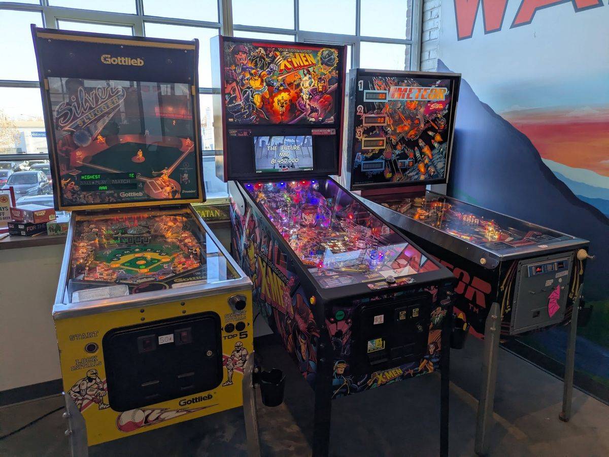 Pinball lineup at Starr Hill Downtown in Charlottesville, VA